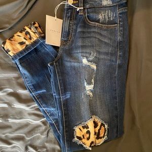 Kancan Leopard Jeans